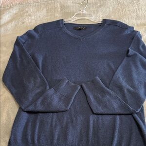 Marc Anthony Deep Blue V-Neck Sweater